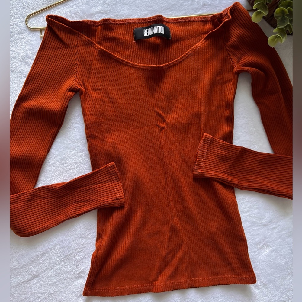 Nala Top || Burnt Orange || Reformation
